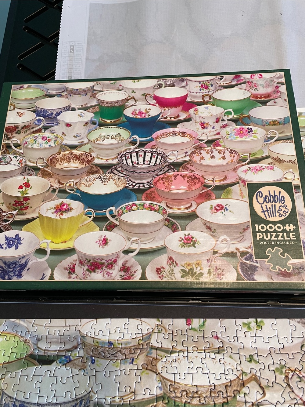 Cobble Hill 1000 Piece Teacups Puzzle